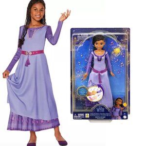 Asha Costume with Singing Doll, DISNEY Wish